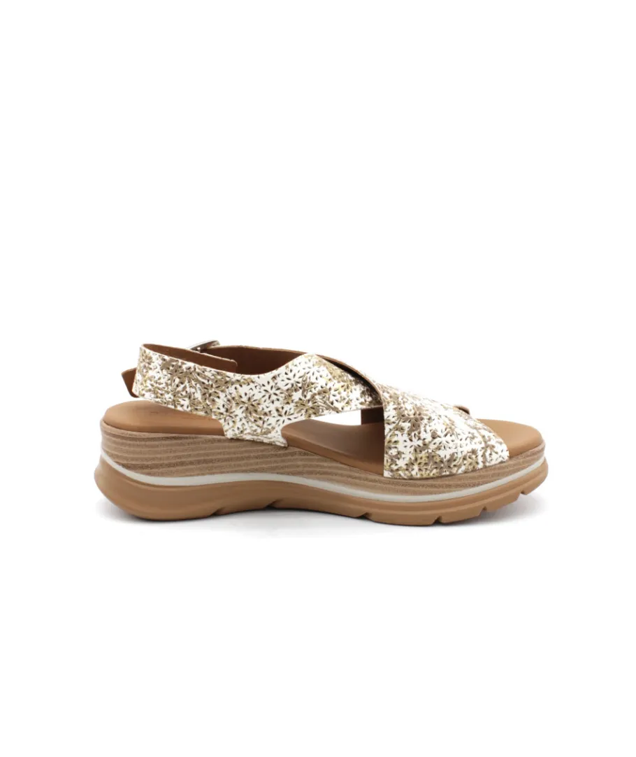 Sale L'Empreinte Chaussures PAULA URBAN 24-526 FLORES METAL taupe