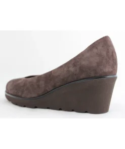 Outlet L'Empreinte Chaussures PERLATO 9062 VELOUR TAUPE