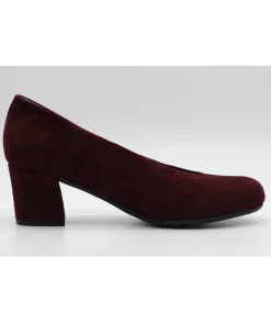 Best Sale L'Empreinte Chaussures PERLATO ESCARPIN 8970 VELOURS bordeaux