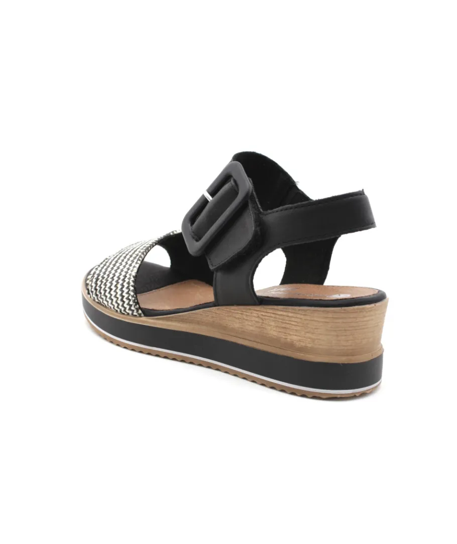 Outlet L'Empreinte Chaussures REMONTE D6453-01 noir