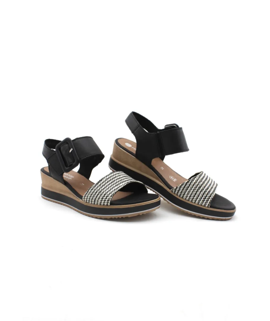 Outlet L'Empreinte Chaussures REMONTE D6453-01 noir