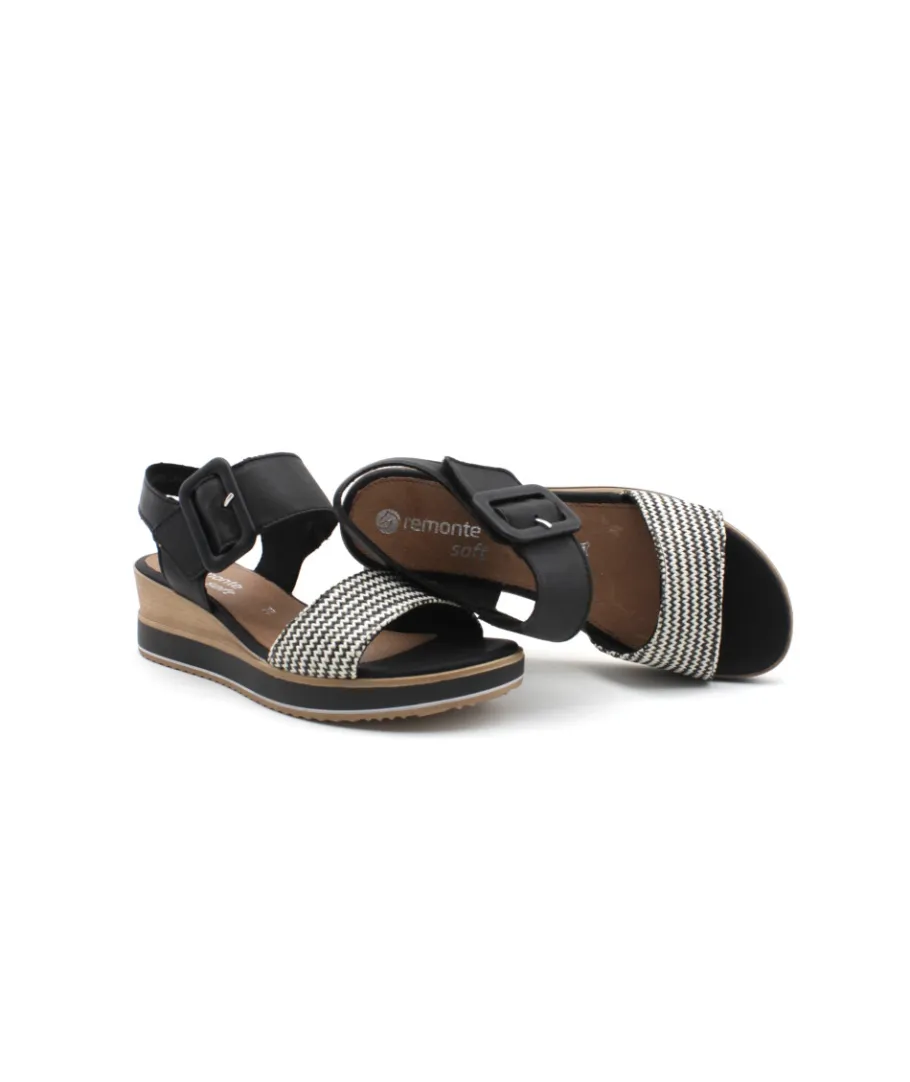 Outlet L'Empreinte Chaussures REMONTE D6453-01 noir
