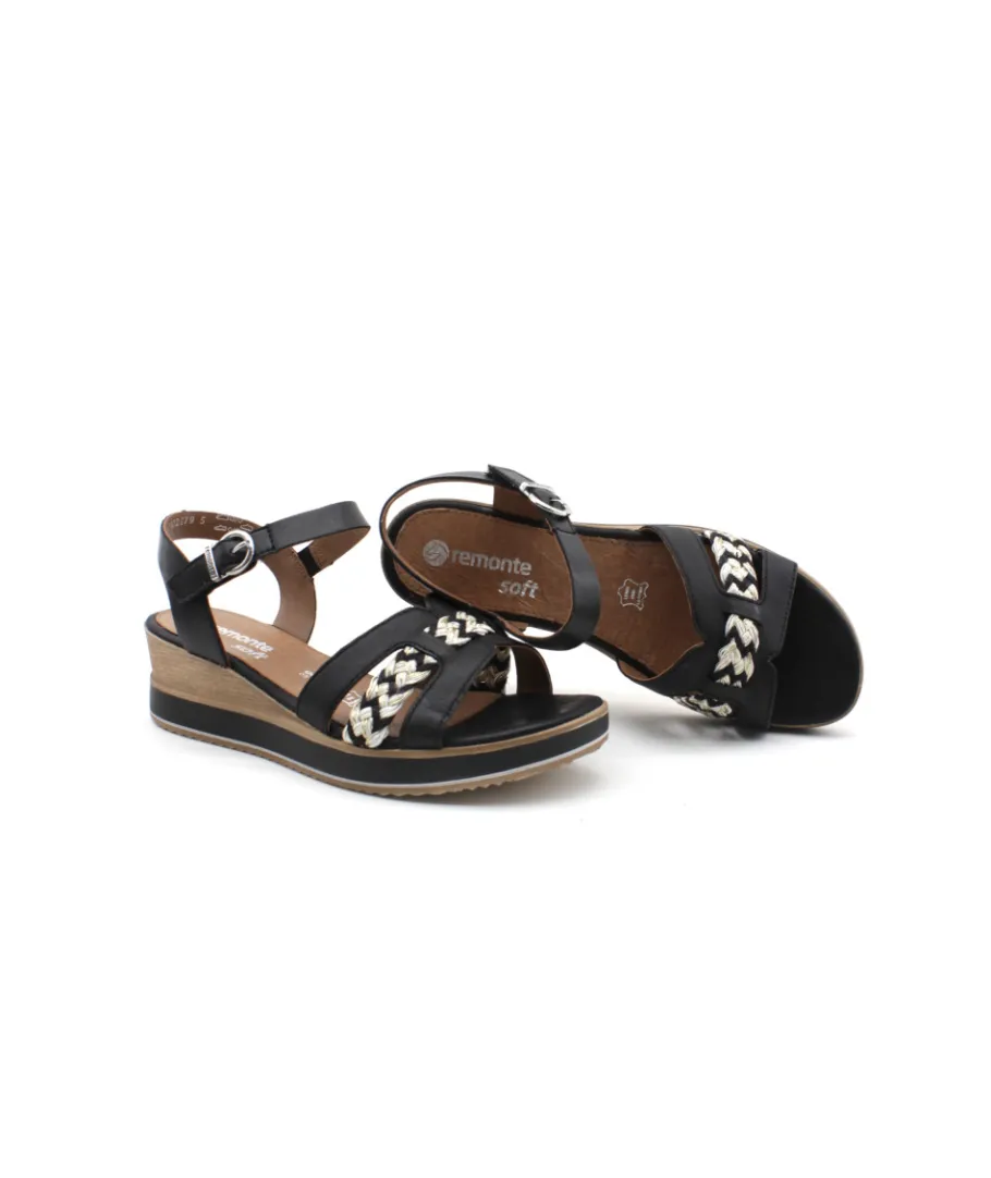 Store L'Empreinte Chaussures REMONTE D6461-02 noir