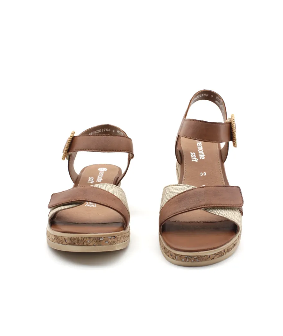New L'Empreinte Chaussures REMONTE D3067-24 cuero