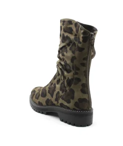 New L'Empreinte Chaussures REQINS DUNK LEO kaki