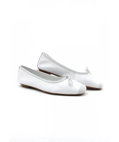 New L'Empreinte Chaussures REQINS HARMONY CUIR blanc