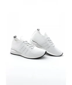 New L'Empreinte Chaussures REQINS INES CROCHET blanc