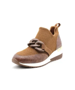 Sale L'Empreinte Chaussures REQINS IROKO CROCHET LAME cognac