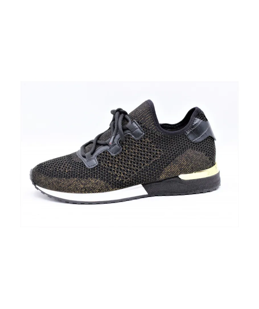 Outlet L'Empreinte Chaussures REQINS IZIANA CROCHET LAME noir