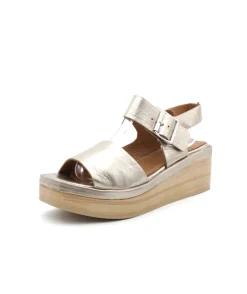 Flash Sale L'Empreinte Chaussures REQINS THALIE METAL champagne