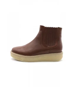 Cheap L'Empreinte Chaussures SCHMOOVE PALLAS ZIP BEETLE cognac