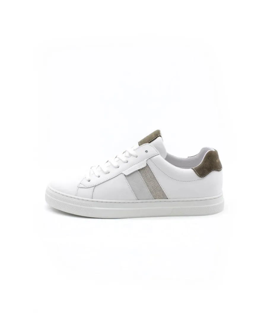 Fashion L'Empreinte Chaussures SCHMOOVE SPARK GANG NAPPA CHEVRON blanc