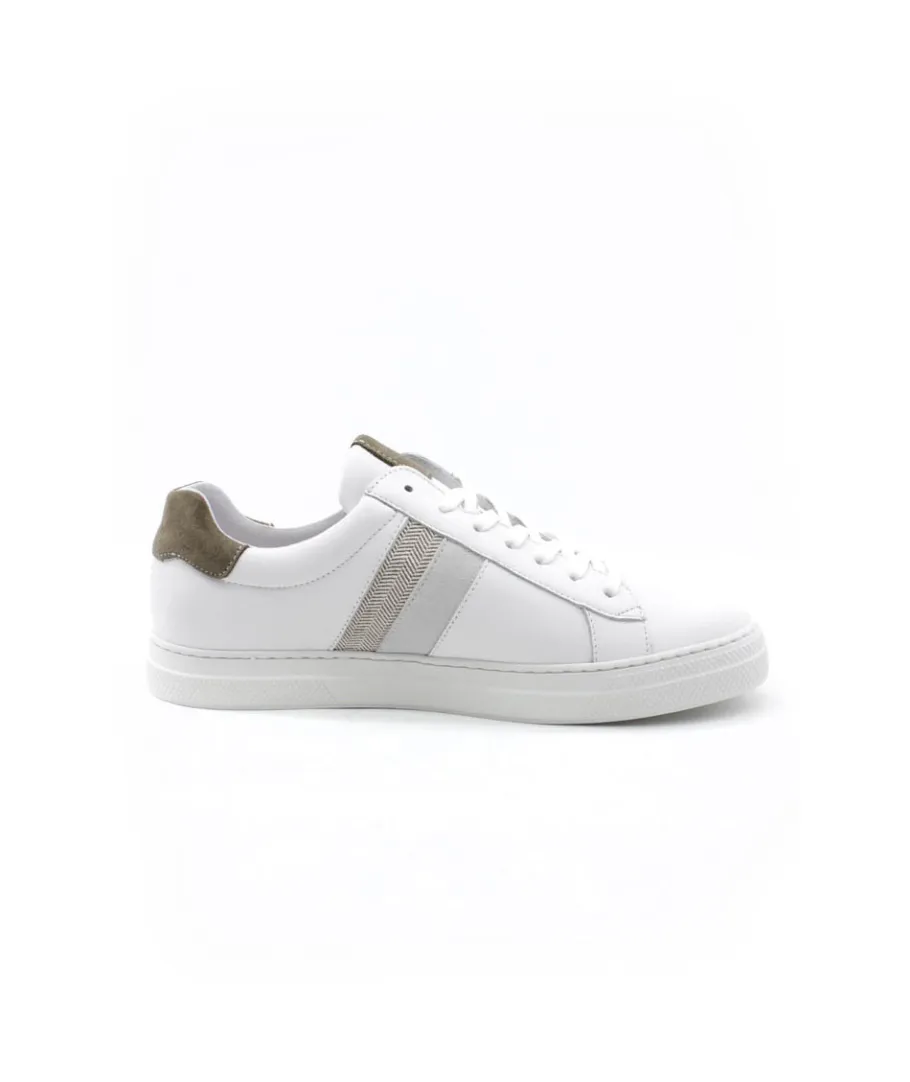 Fashion L'Empreinte Chaussures SCHMOOVE SPARK GANG NAPPA CHEVRON blanc