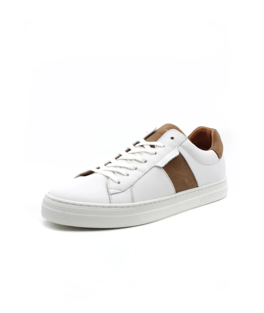 Fashion L'Empreinte Chaussures SCHMOOVE SPARK GANG NAPPA SUEDE blanc