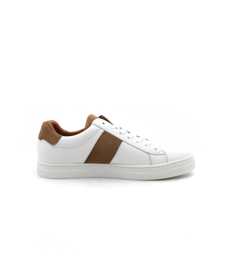Fashion L'Empreinte Chaussures SCHMOOVE SPARK GANG NAPPA SUEDE blanc