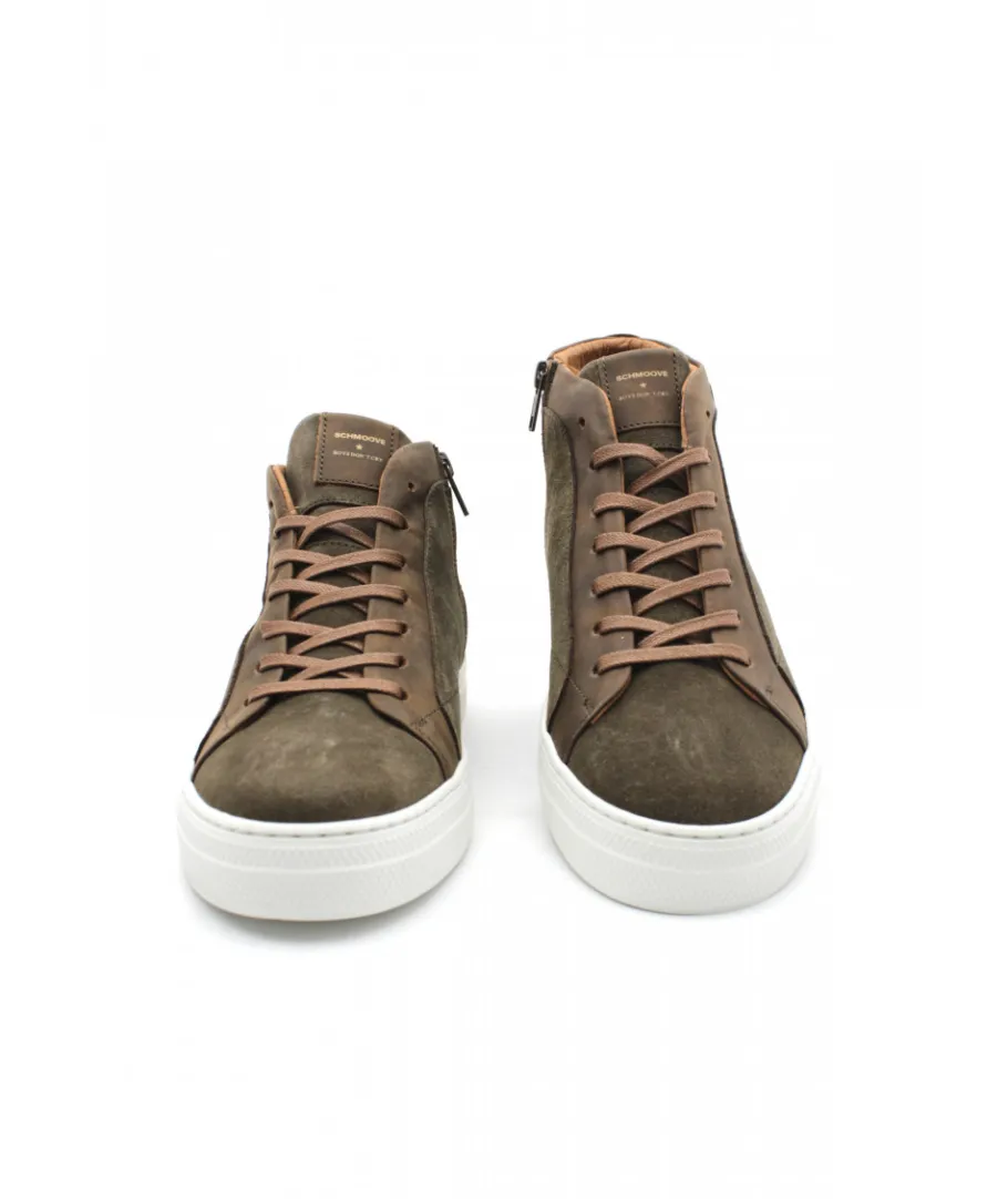 Flash Sale L'Empreinte Chaussures SCHMOOVE SPARK MID ZIP kaki
