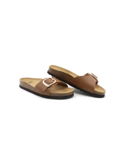 Sale L'Empreinte Chaussures SCHOLL KATHLEEN LEATHER cognac