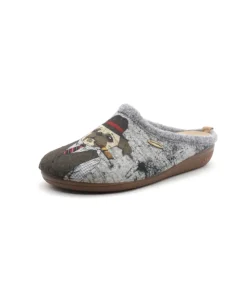 Shop L'Empreinte Chaussures SEMELFLEX LES ORRES MULE gris