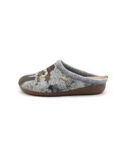 Shop L'Empreinte Chaussures SEMELFLEX LES ORRES MULE gris