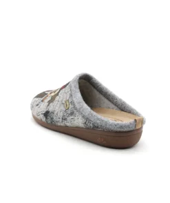 Shop L'Empreinte Chaussures SEMELFLEX LES ORRES MULE gris