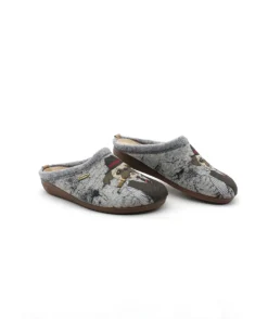 Shop L'Empreinte Chaussures SEMELFLEX LES ORRES MULE gris