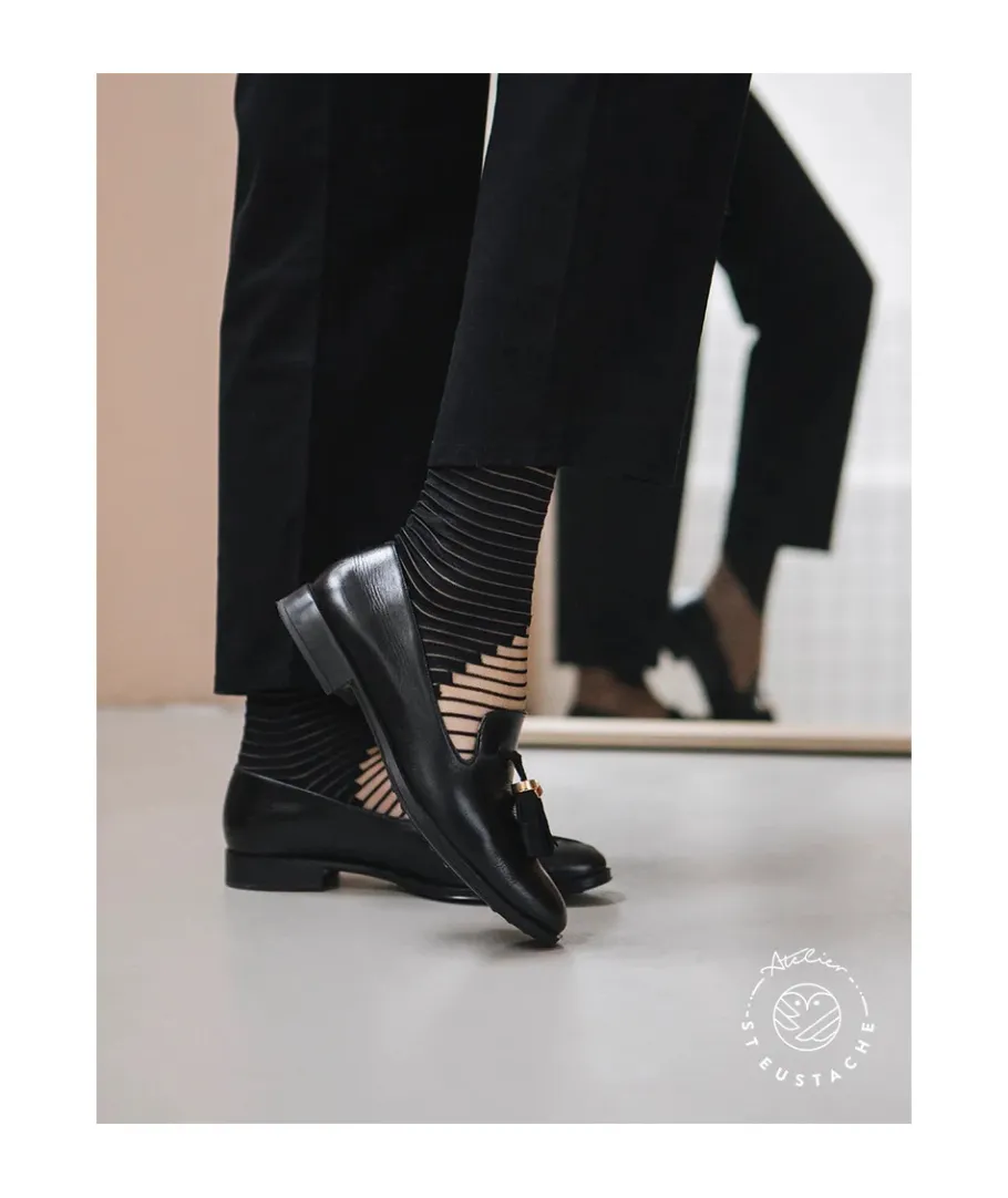 New L'Empreinte Chaussures SHIBUYA - ATELIER SAINT EUSTACHE noir