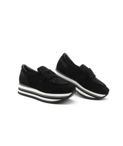 New L'Empreinte Chaussures SOFTWAVES 7.78.78/012 CASTEL noir