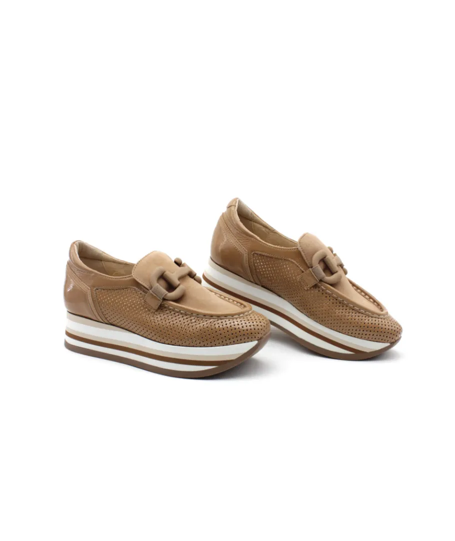 New L'Empreinte Chaussures SOFTWAVES 7.78.66/009 CLARICE Noisette