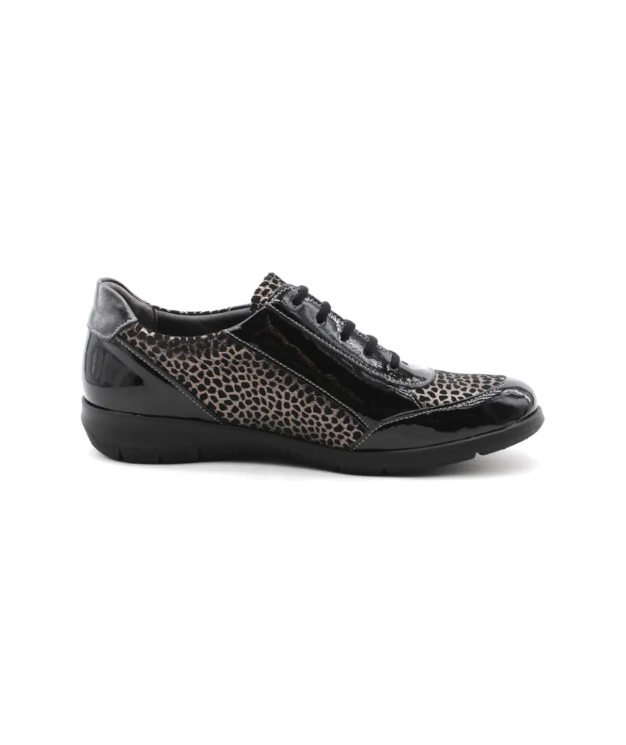Cheap L'Empreinte Chaussures SUAVE OXFORD 6627T noir
