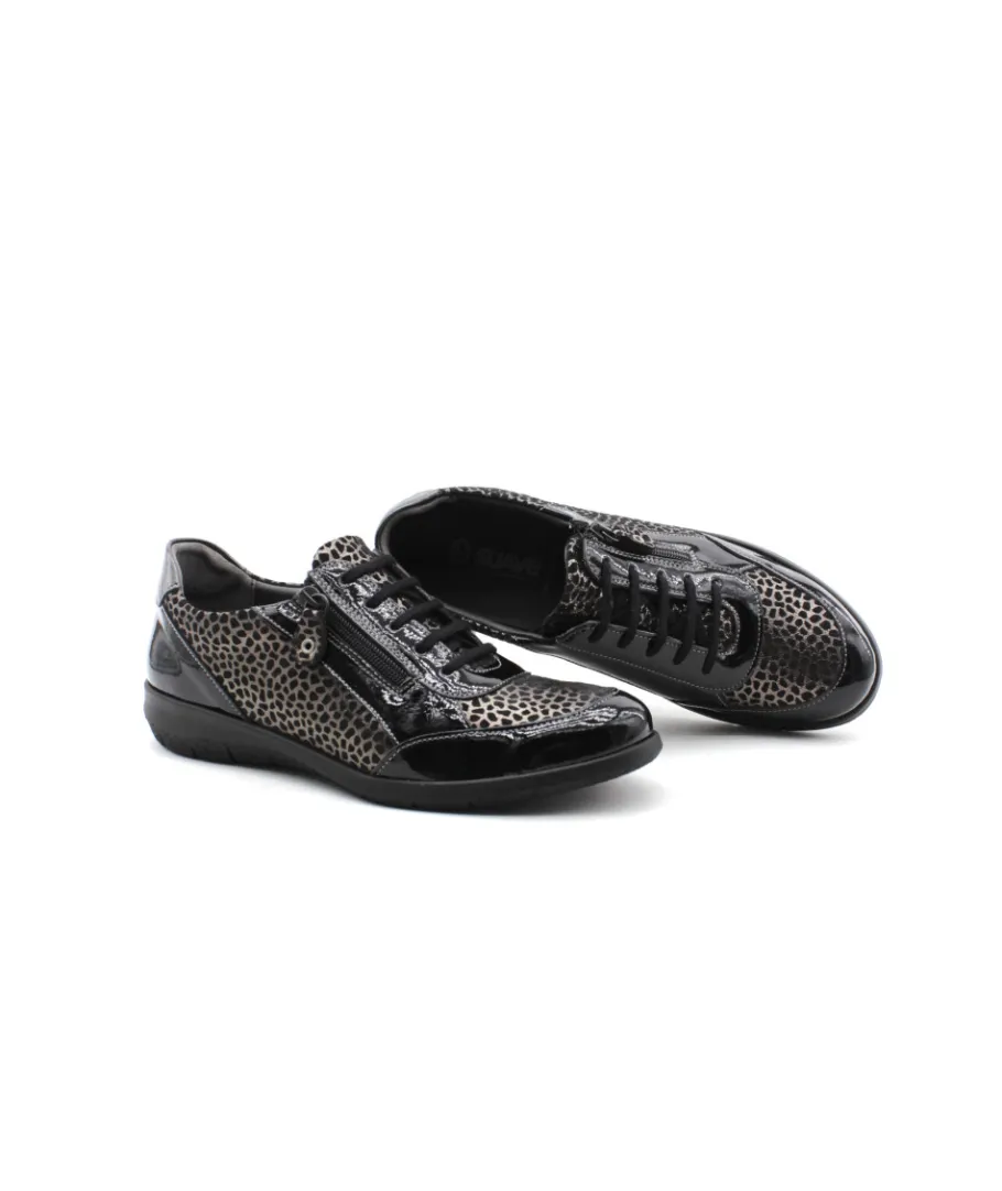 Cheap L'Empreinte Chaussures SUAVE OXFORD 6627T noir
