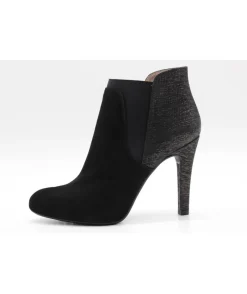 Discount L'Empreinte Chaussures UNISA BOTTINE PEMAN VELOURS noir