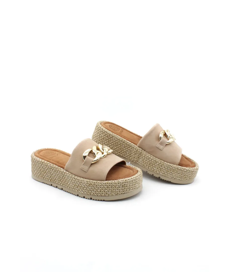 Discount L'Empreinte Chaussures UNISA CAPITAN beige