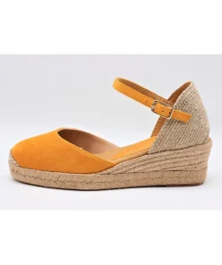 Cheap L'Empreinte Chaussures UNISA CISCA CUIR VELOURS jaune
