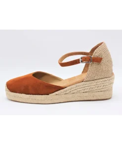 Hot L'Empreinte Chaussures UNISA CISCA VELOURS cognac