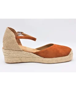 Hot L'Empreinte Chaussures UNISA CISCA VELOURS cognac