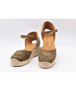 Best Sale L'Empreinte Chaussures UNISA CISCA VELOURS kaki