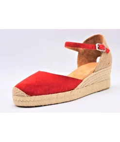 Cheap L'Empreinte Chaussures UNISA CISCA VELOURS rouge