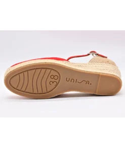 Cheap L'Empreinte Chaussures UNISA CISCA VELOURS rouge
