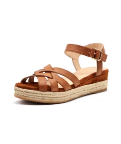 Discount L'Empreinte Chaussures UNISA GALDAR cognac