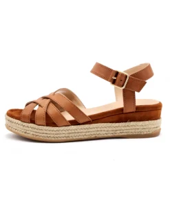 Discount L'Empreinte Chaussures UNISA GALDAR cognac