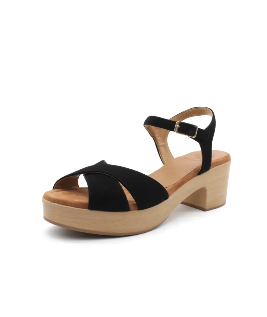 Discount L'Empreinte Chaussures UNISA IRAM noir