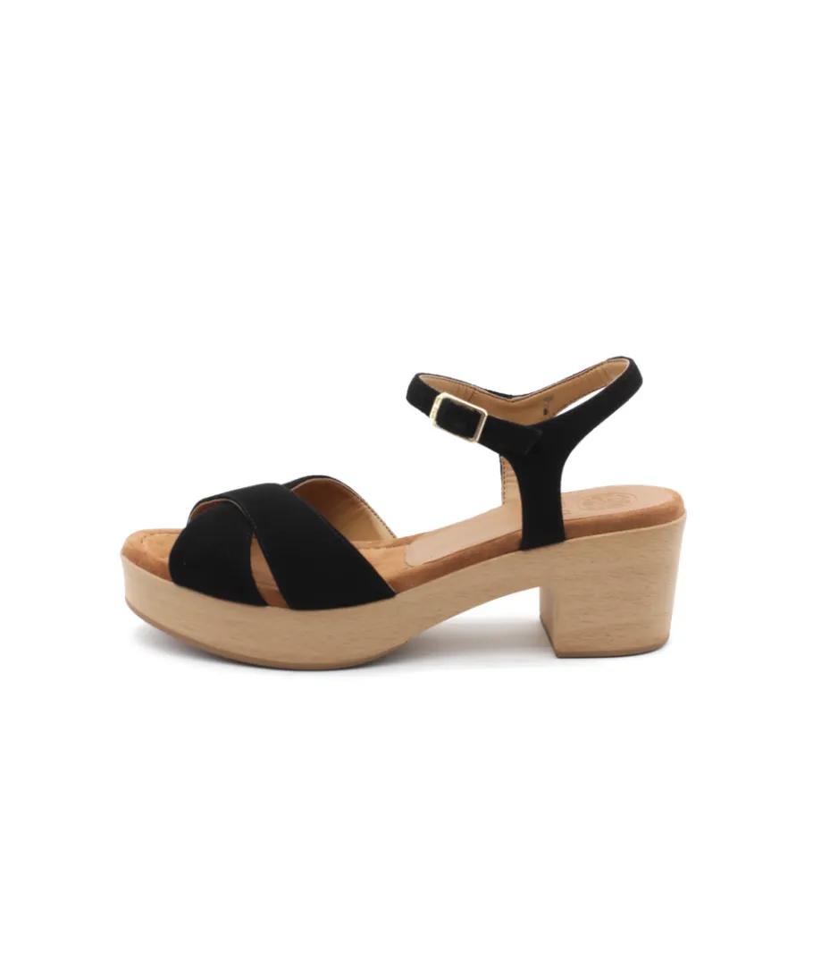Discount L'Empreinte Chaussures UNISA IRAM noir