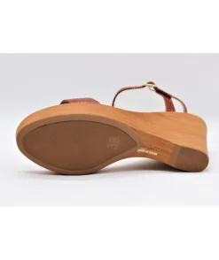 Shop L'Empreinte Chaussures UNISA RITA LEZARD marron
