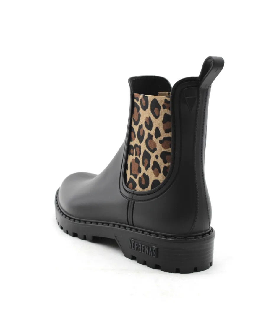 Outlet L'Empreinte Chaussures VERBENAS GAUDI MATE ANIMAL noir