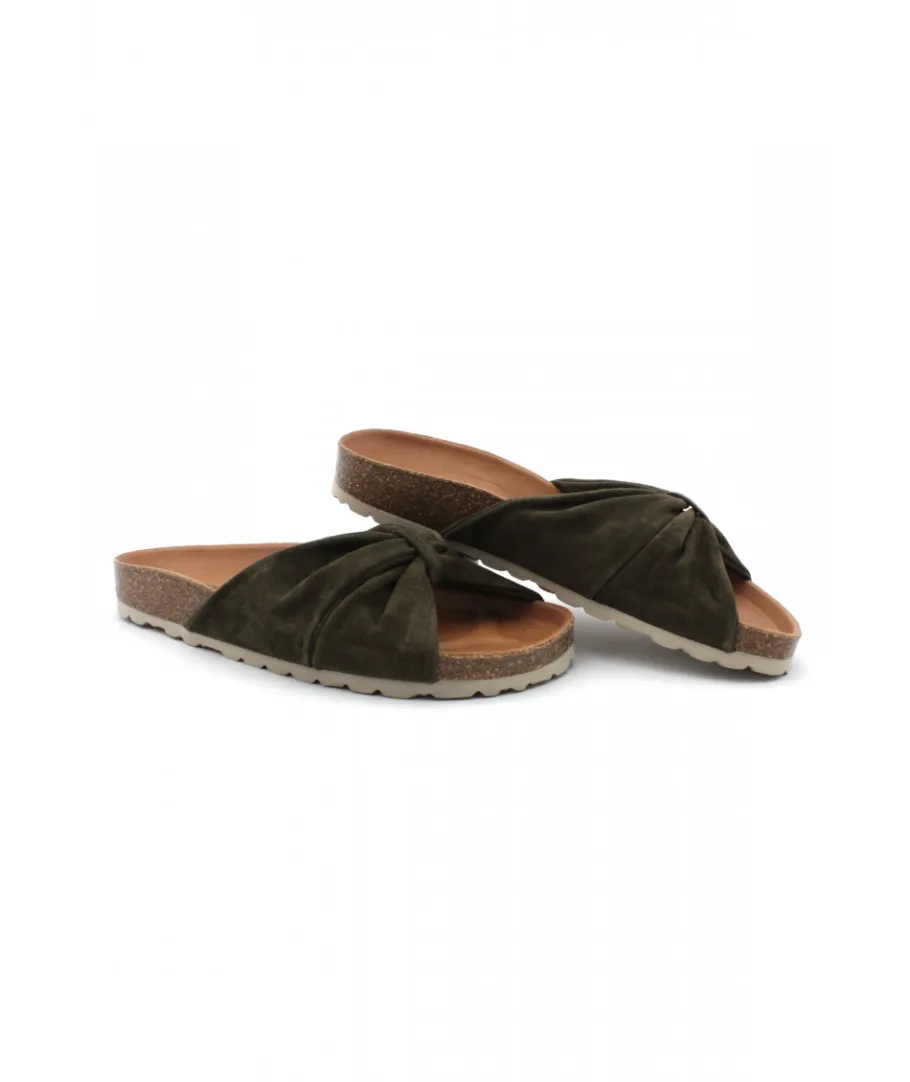 Outlet L'Empreinte Chaussures VERBENAS ROSE kaki