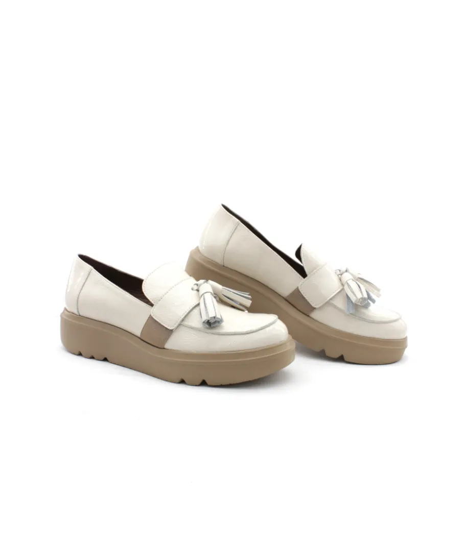 Store L'Empreinte Chaussures WONDERS A2803 Ecru