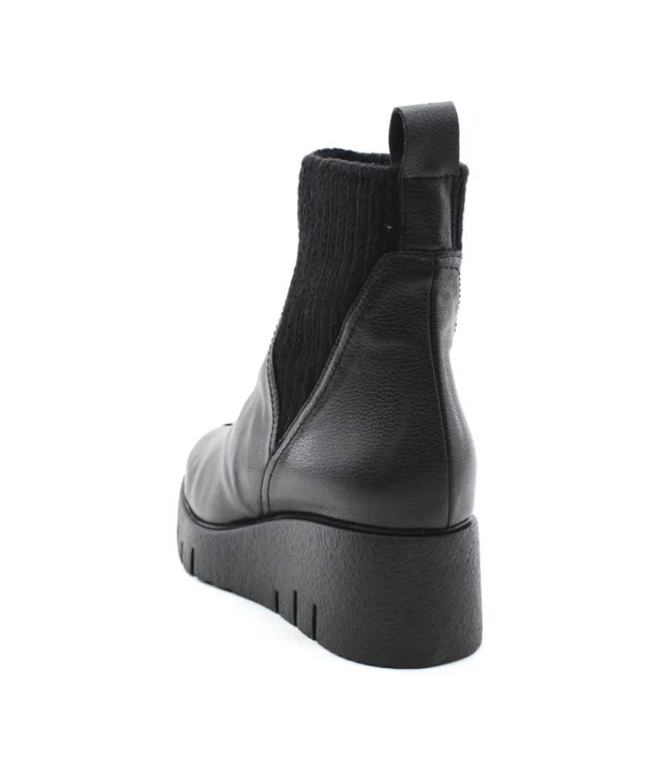 Discount L'Empreinte Chaussures WONDERS E6242 noir